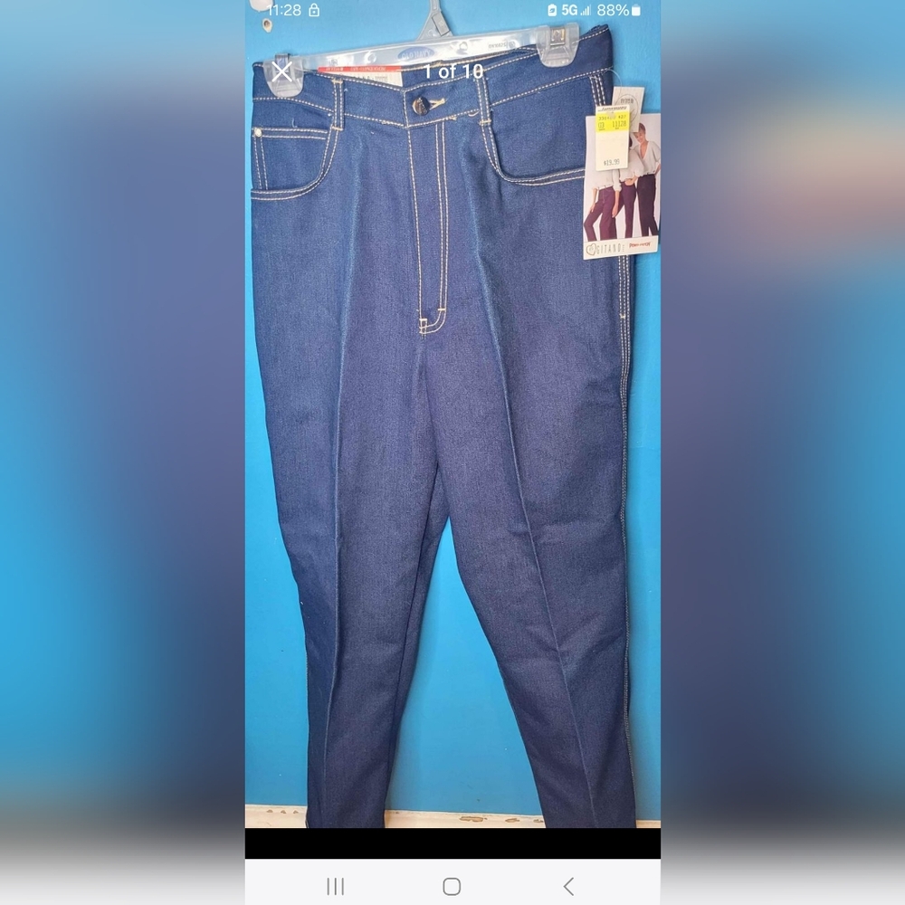 NWT DEADSTOCK 1985 PS women's Gitano denim jeans size 10 regular